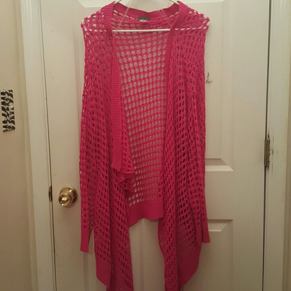 Hot Pink Cardigan